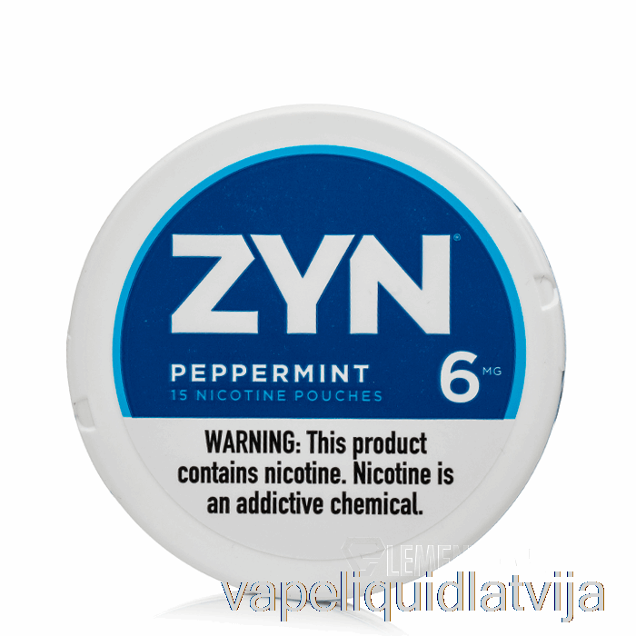 Zyn Nikotīna Maisiņi - Piparmētru 6mg Vape šķidrums